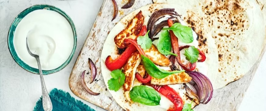 HALLOUMI FAJITAS