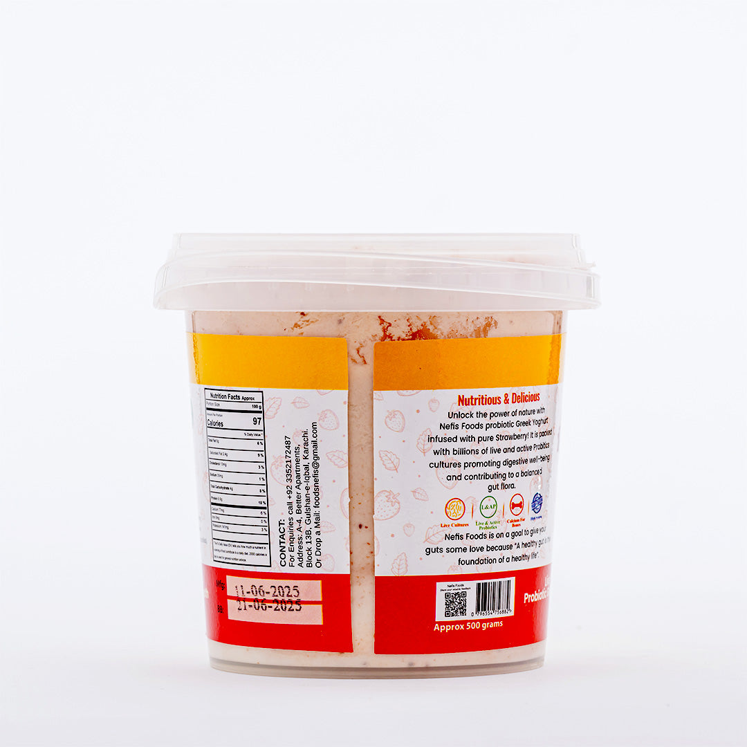 Strawberry Süzme Yogurt/Greek Yogurt