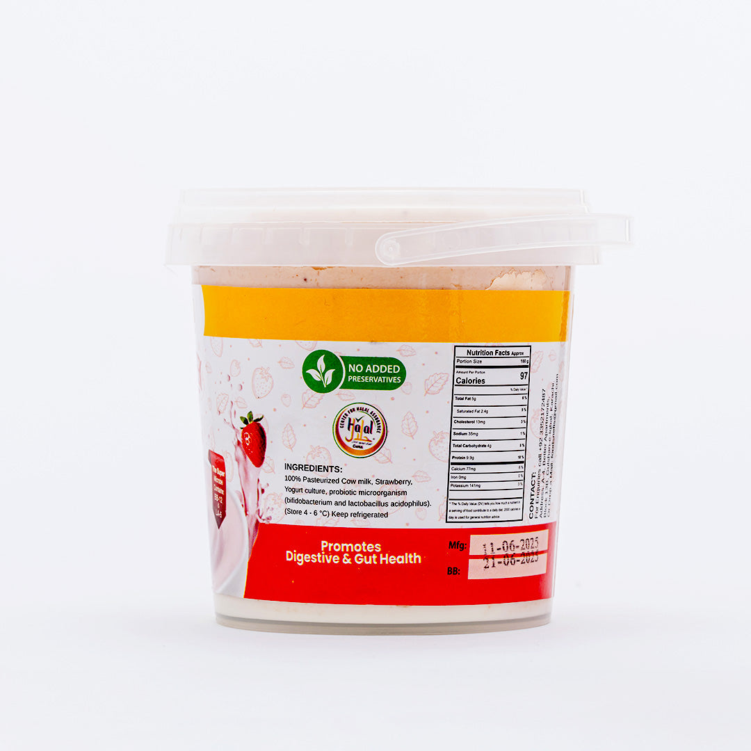 Strawberry Süzme Yogurt/Greek Yogurt