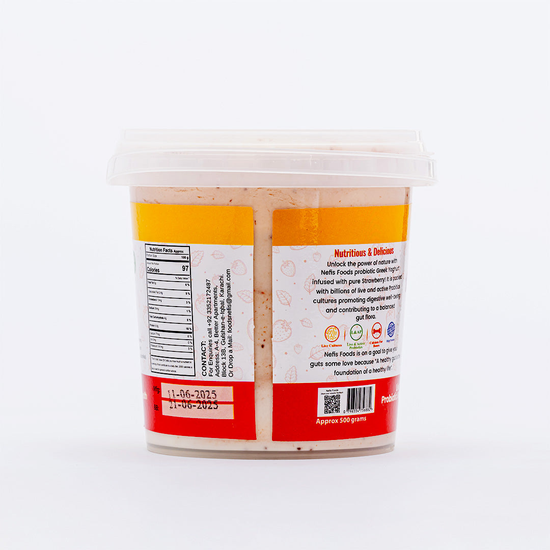 Strawberry Süzme Yogurt/Greek Yogurt