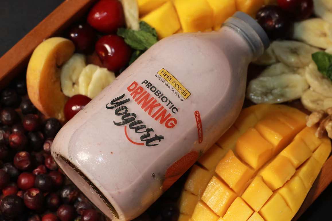 Flavored Probiotic Drinking Yogurt – Strawberry